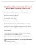 PADI Divemaster Exam Questions with 100&percnt; Correct &NewLine;Answers &vert; Latest Version 2026 &vert; Expert Verified 