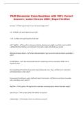PADI Divemaster Exam Questions with 100&percnt; Correct &NewLine;Answers &vert; Latest Version 2026 &vert; Expert Verified 