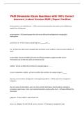 PADI Divemaster Exam Questions with 100&percnt; Correct &NewLine;Answers &vert; Latest Version 2026 &vert; Expert Verified 