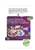 TEST BANK For Critical Thinking&comma; Clinical Reasoning&comma; and Clinical Judgment A Practical Approach 7th Edition by Rosalinda Alfaro-LeFevre&comma; Verified Chapters 1 - 7&comma; Complete Newest Version&NewLine;