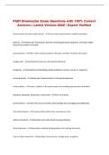PADI Divemaster Exam Questions with 100&percnt; Correct &NewLine;Answers &vert; Latest Version 2026 &vert; Expert Verified 
