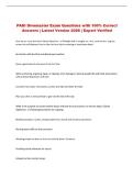 PADI Divemaster Exam Questions with 100&percnt; Correct &NewLine;Answers &vert; Latest Version 2026 &vert; Expert Verified 