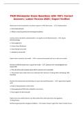 PADI Divemaster Exam Questions with 100&percnt; Correct &NewLine;Answers &vert; Latest Version 2026 &vert; Expert Verified 