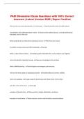 PADI Divemaster Exam Questions with 100&percnt; Correct &NewLine;Answers &vert; Latest Version 2026 &vert; Expert Verified 