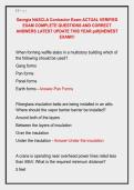 Georgia NASCLA Contractor Exam ACTUAL VERIFIED &NewLine;EXAM COMPLETE QUESTIONS AND CORRECT &NewLine;ANSWERS LATEST UPDATE THIS YEAR&period;pdf&vert;&vert;NEWEST &NewLine;EXAM&excl;&excl;&excl;