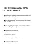 AIDA 182 EXAMINATION 2026 VERIFIED&NewLine;SOLUTION COMPENDIUM&NewLine;
