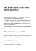 AIDA 182 FINAL PAPER 2026 AUTHENTIC&NewLine;SOLVED COLLECTION&NewLine;