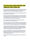 VATI PN ACTUAL EXAM QUESTIONS AND COMPLETE STUDY GUIDE 2026&period;&NewLine;&NewLine;