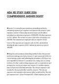 AIDA 182 STUDY GUIDE 2026&NewLine;COMPREHENSIVE ANSWER DIGEST&NewLine;