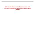 QMA Insulin Administration Exam Questions with &NewLine;100&percnt; Correct Answers &vert; Latest Version 2026 &vert; Expert &NewLine;Verified