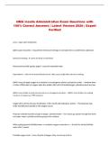 QMA Insulin Administration Exam Questions with &NewLine;100&percnt; Correct Answers &vert; Latest Version 2026 &vert; Expert &NewLine;Verified