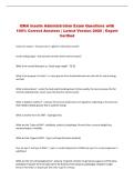 QMA Insulin Administration Exam Questions with &NewLine;100&percnt; Correct Answers &vert; Latest Version 2026 &vert; Expert &NewLine;Verified