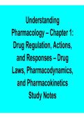 Understanding Pharmacology Chapter 1 Drug Regulation Actions and Responses Drug Laws Study Guide Key Concepts Exam Preparation 2025&sol; 2026