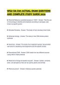 WGU OA D311 ACTUAL EXAM QUESTIONS AND COMPLETE STUDY GUIDE 2026&period;&NewLine;&NewLine;