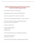 Radiology Exam Questions with 100&percnt; Correct Answers &vert; &NewLine;Latest Version 2026 &vert; Expert Verified 