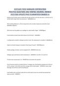 SERV-SAFE FOOD HANDLERS CERTIFICATION TEST&vert;QUESTIONS AND VERIFIED ANSWERS &vert;NEWEST 2025&sol;2026 UPDATE&vert;PASS GUARANTEED&vert;GRADED A&plus;