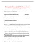 Radiology Exam Questions with 100&percnt; Correct Answers &vert; &NewLine;Latest Version 2026 &vert; Expert Verified 