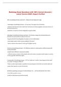 Radiology Exam Questions with 100&percnt; Correct Answers &vert; &NewLine;Latest Version 2026 &vert; Expert Verified 
