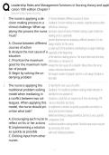 Leadership Roles and Management Functions in Nursing Chapter 1 Summary & Practice Questions &lpar;2026&rpar;