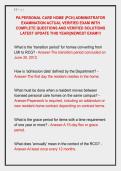 PA PERSONAL CARE HOME &lpar;PCH&rpar; ADMINISTRATOR &NewLine;EXAMINATION ACTUAL VERIFIED EXAM WITH &NewLine;COMPLETE QUESTIONS AND VERIFIED SOLUTIONS &NewLine;LATEST UPDATE THIS YEAR&vert;&vert;NEWEST EXAM&excl;&excl;&excl;