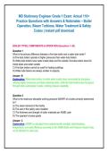 MD Stationary Engineer Grade 1 Exam&colon; Actual 110&plus; &NewLine;Practice Questions with Answers & Rationales &ndash; Boiler &NewLine;Operation&comma; Steam Turbines&comma; Water Treatment & Safety &NewLine;Codes &vert; instant pdf download