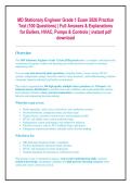 ULTIMATE MARYLAND STATIONARY ENGINEER BUNDLE &vert; Grades 1&ndash;5 Questions&comma; Answers & Study Guide
