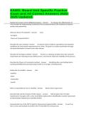 EAWS- Board Unit Specific Practice Exam and All Correct Answers 2025-2026 Updated&period;&NewLine;&NewLine;