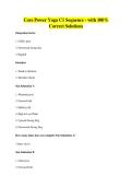 Core Power Yoga C1 Sequence - with 100&percnt;&NewLine;Correct Solutions