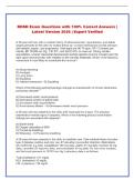 Rosh Exam Questions with 100&percnt; Correct Answers &vert; Latest Version 2026 &vert; Expert Verified 