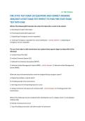 FIRE STATE TEST EXAM 150 QUESTIONS AND CORRECT ANSWERS &NewLine;2026&sol;2027 LATEST EXAM TEST PERFECT TO PASS FIRE STATE EXAM &NewLine;TEST WITH EASE