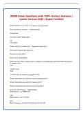 Rosh Exam Questions with 100&percnt; Correct Answers &vert; Latest Version 2026 &vert; Expert Verified 