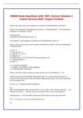 Rosh Exam Questions with 100&percnt; Correct Answers &vert; Latest Version 2026 &vert; Expert Verified 