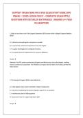 SUPPORT OPERATIONS PH II &lpar;PRE EXAM STUDY GUIDE&rpar; SPO&NewLine;PHASE 1 &lpar;2025&rpar; &lpar;2026&sol;2027&rpar; &ndash; COMPlETE EXAM-STYlE&NewLine;QUESTIONS wITH DETAIlED RATIONAlES &vert; GRADED A&plus; PASS&NewLine;GUARANTEED