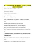 ICA Test Questions and Answers &vert; 2026 UPDATED&NewLine;&vert; 100&percnt; CORRECT