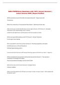 SAFe POPM Exam Questions with 100&percnt; Correct Answers &vert; &NewLine;Latest Version 2026 &vert; Expert Verified