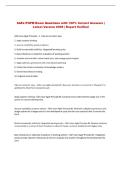 SAFe POPM Exam Questions with 100&percnt; Correct Answers &vert; &NewLine;Latest Version 2026 &vert; Expert Verified
