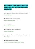 ALL CIDESCO EXAM SCRIPT 2026 FULL&NewLine;QUESTIONS AND ACCURATE ANSWERS&NewLine;GRADED A&plus;