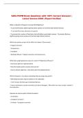 SAFe POPM Exam Questions with 100&percnt; Correct Answers &vert; &NewLine;Latest Version 2026 &vert; Expert Verified