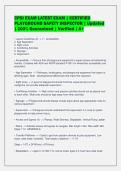 CPSI EXAM LATEST EXAM &vert; CERTIFIED&NewLine;PLAYGROUND SAFETY INSPECTOR &vert; Updated&NewLine;&vert; 100&percnt; Guaranteed &vert; Verified &vert; A&plus;