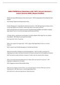 SAFe POPM Exam Questions with 100&percnt; Correct Answers &vert; &NewLine;Latest Version 2026 &vert; Expert Verified