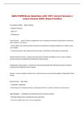 SAFe POPM Exam Questions with 100&percnt; Correct Answers &vert; &NewLine;Latest Version 2026 &vert; Expert Verified