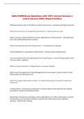 SAFe POPM Exam Questions with 100&percnt; Correct Answers &vert; &NewLine;Latest Version 2026 &vert; Expert Verified