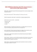 SAFe POPM Exam Questions with 100&percnt; Correct Answers &vert; &NewLine;Latest Version 2026 &vert; Expert Verified