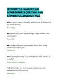 LETRS UNIT 5 8 EXAMINATION TEST 2026 &NewLine;STUDY GUIDE QUESTIONS AND ANSWERS &NewLine;GRADED A&plus; 