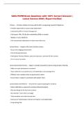 SAFe POPM Exam Questions with 100&percnt; Correct Answers &vert; &NewLine;Latest Version 2026 &vert; Expert Verified