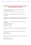 Sales Mastery  Exam Questions with 100&percnt; Correct Answers &vert; &NewLine;Latest Version 2026 &vert; Expert Verified