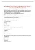 Sales Mastery  Exam Questions with 100&percnt; Correct Answers &vert; &NewLine;Latest Version 2026 &vert; Expert Verified