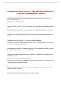 Sales Mastery  Exam Questions with 100&percnt; Correct Answers &vert; &NewLine;Latest Version 2026 &vert; Expert Verified