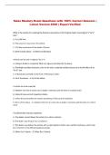 Sales Mastery  Exam Questions with 100&percnt; Correct Answers &vert; &NewLine;Latest Version 2026 &vert; Expert Verified