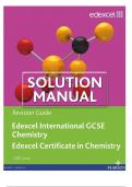 Edexcel IGCSE Chemistry Revision Guide Solution Manual &ndash; Cliff Curtis & CGP &vert; Complete Answer Key & Study Guide 